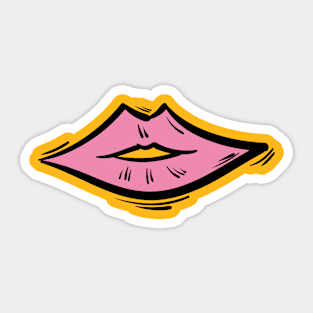 Close Lip Sticker